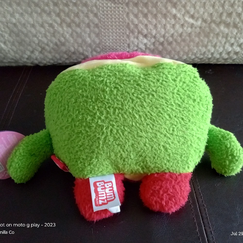 Bum Bumz Women's / Men's Weston Watermelon Plush Pink Size Large - Picture 6 of 6